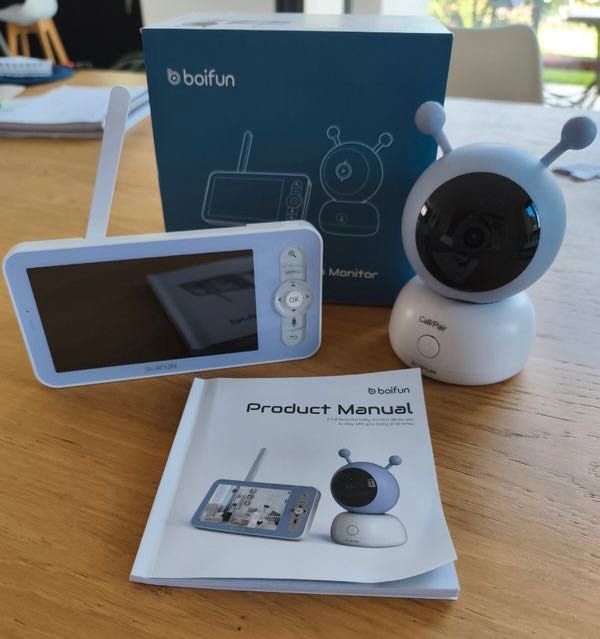 бебефон BOIFUN 5" WiFi Baby Monitor с камера и дисплей