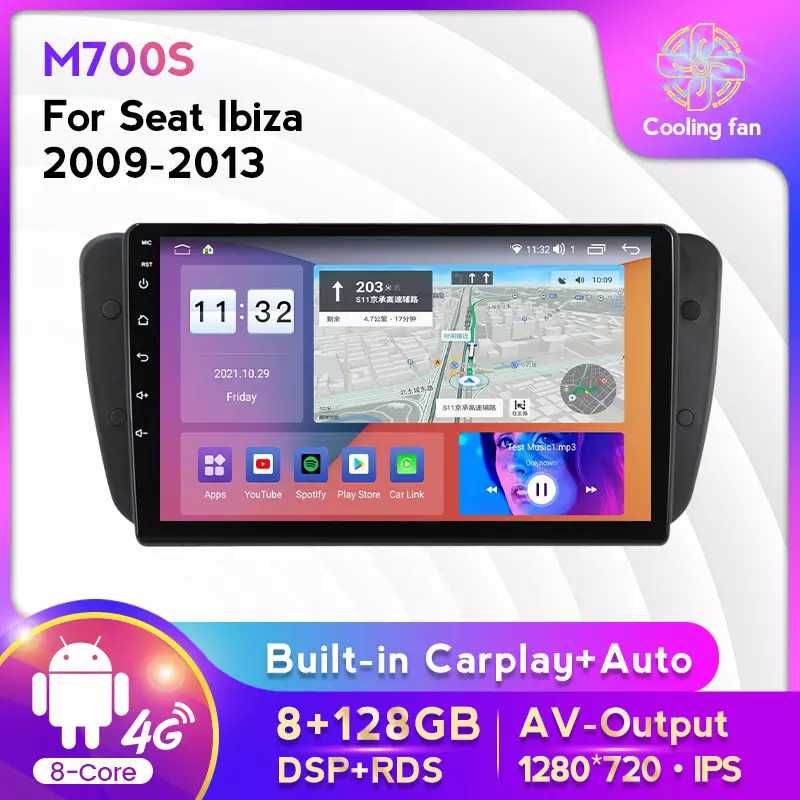NAVIGATIE Android 13 Seat Ibiza 6j 2009-2013 1/8 Gb CarPlay + CAMERA
