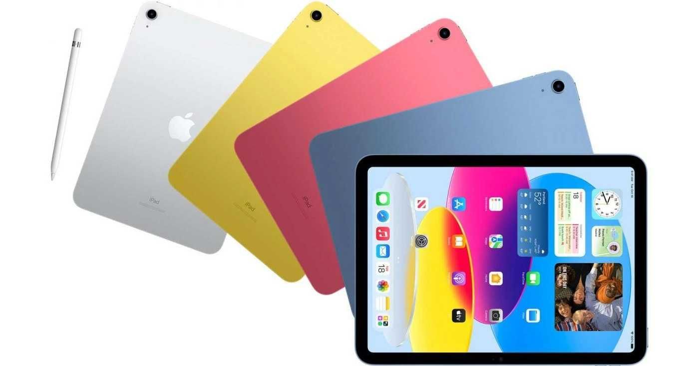 НОВ! Apple iPad 10 64GB WiFi Silver / Blue / Pink Гаранция!