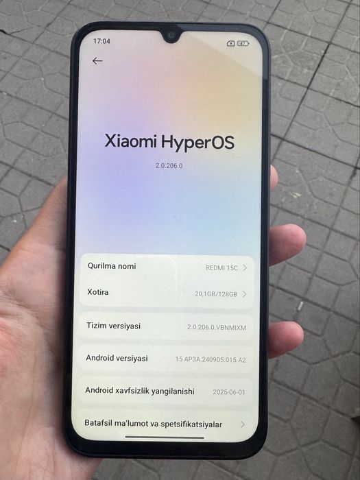 Redmi 15C 128 tali