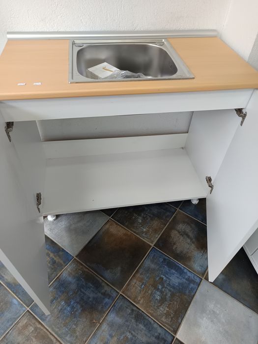 Нов кухненски шкаф с мивка за кухня 100/50