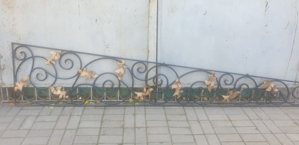 Крыльцо кованное из прута