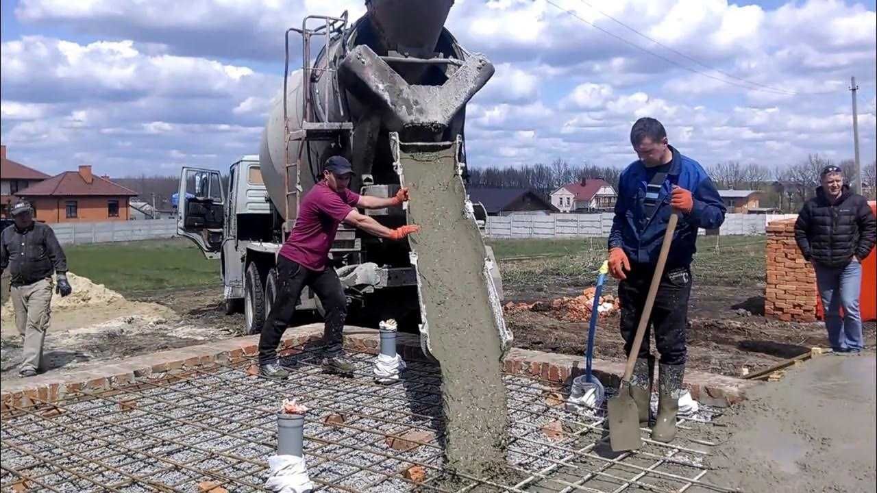 Бетонный Завод миксер фундамент смеси раствор  все марки доставка цена