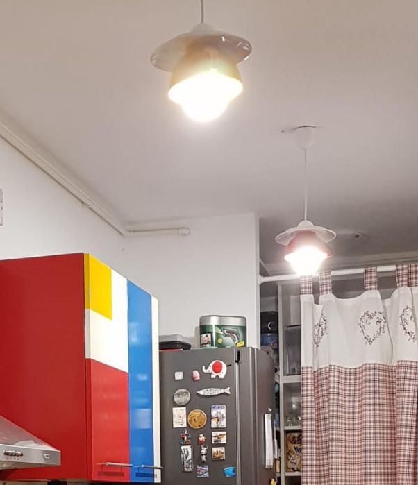 Lustre / corpuri de iluminat ceasca si farfurie set de 2