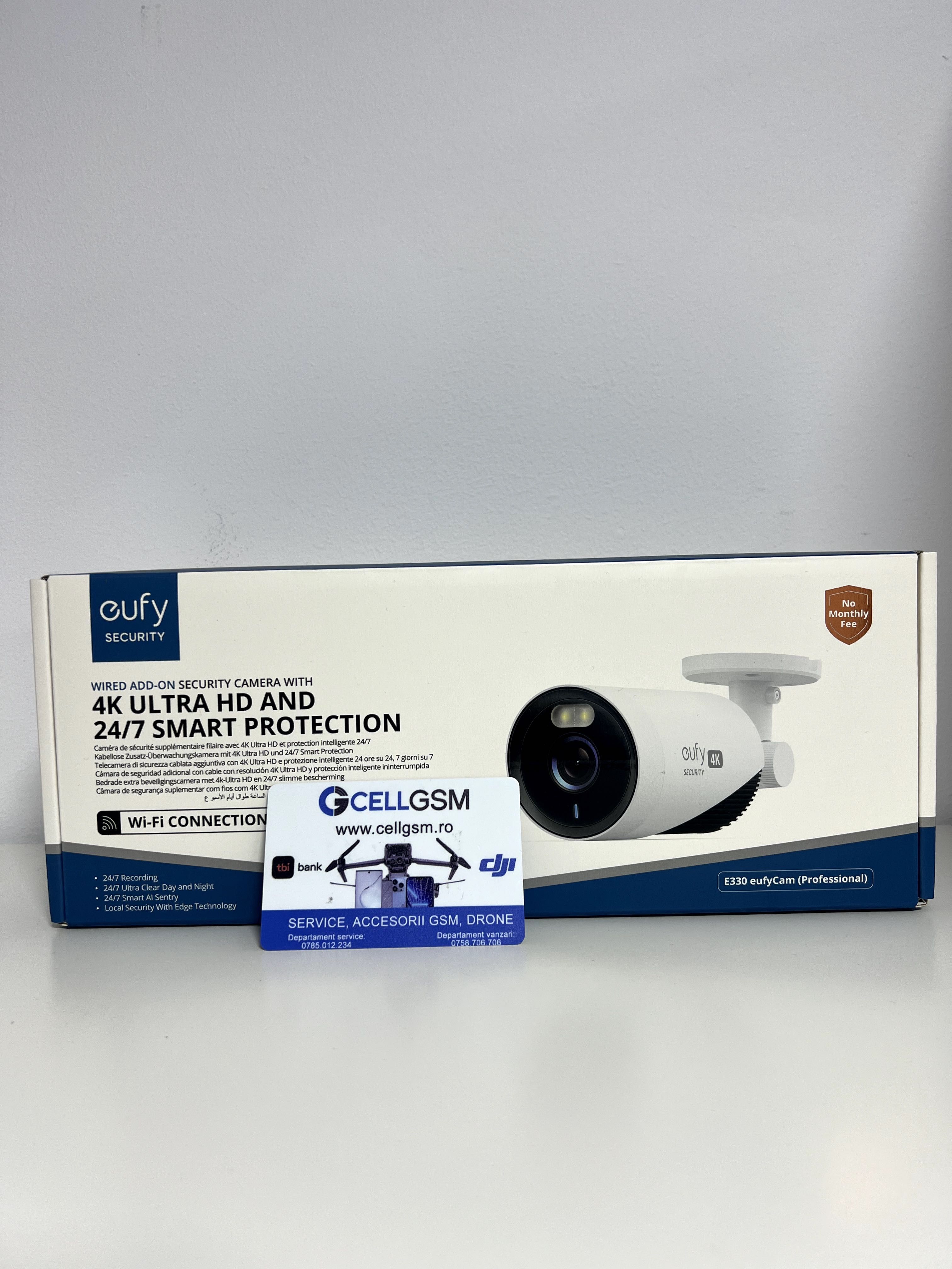 Camera supraveghere eufyCam E330 Rezolutie 4K, AI, Supraveghere 24/7