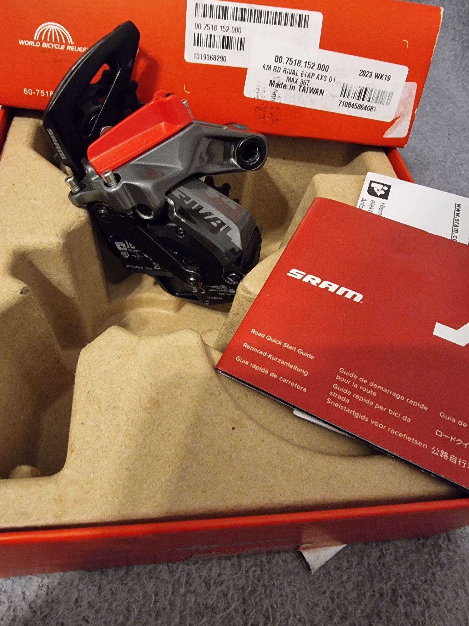 Schimbator electronic SRAM rival etap axs max 36t