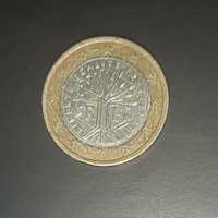 Vând monedă 1 euro Franța Copacul Vieții (R)(F) din anul 2001
