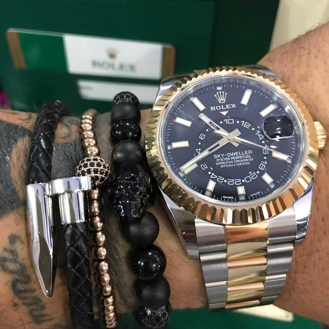 Часовници сребро злато 40mm