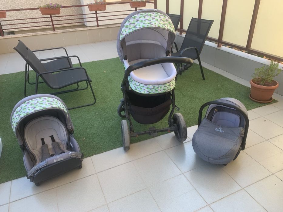 Бебешка количка Buba Solo 3в1