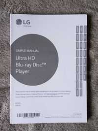 DVD  bluray player UHD 4K LG UBK90