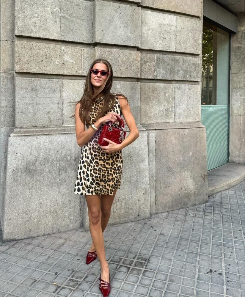 Рокля ZARA леопардов принт- р-т XS с етикет