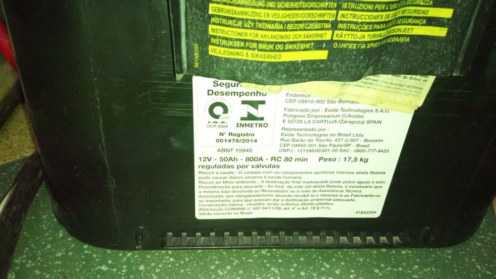 Акумулатор AGM 50/800 A. Scania