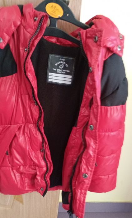Детско зимно яке на Джордж размер 5-6г 116см