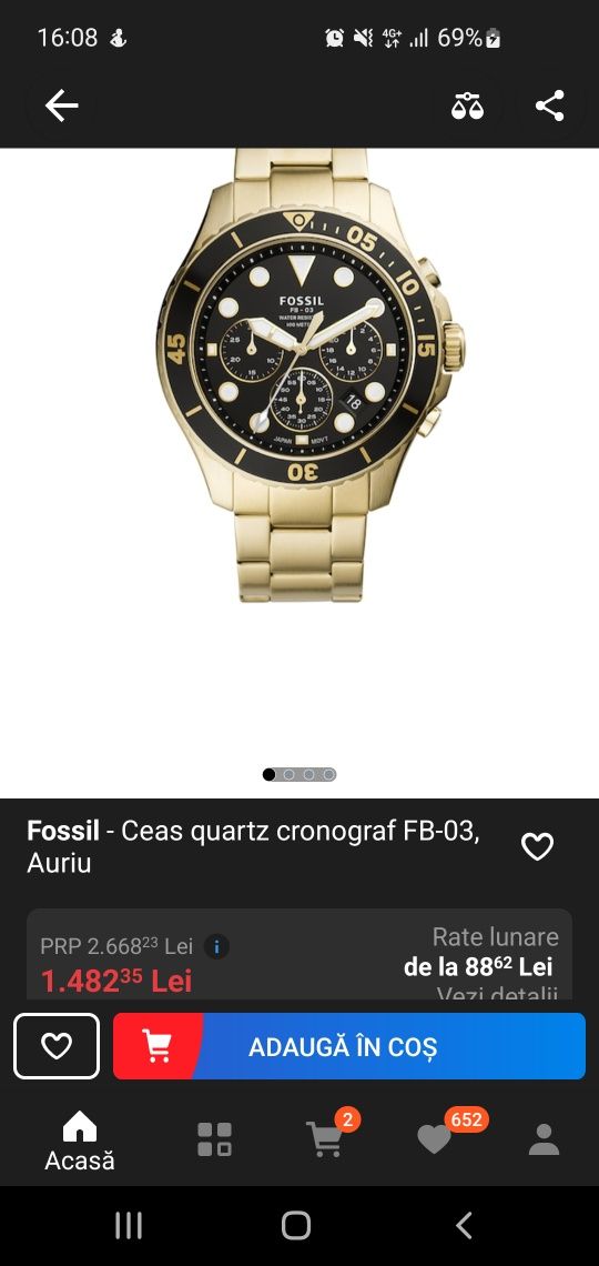 |Ceasuri noi la cutie | Cititi Anuntul | Festina| Fossil|