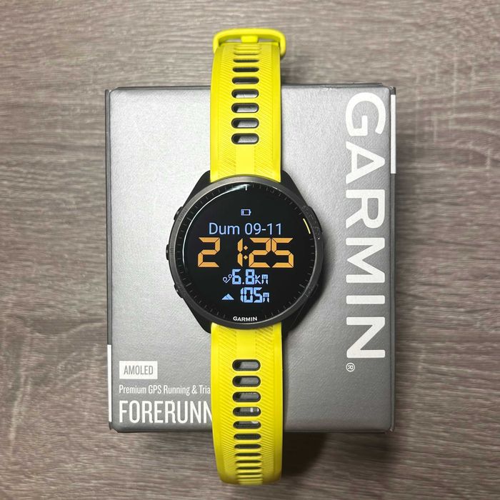 Ceas Garmin Forerunner 965 Yellow Black Garanție