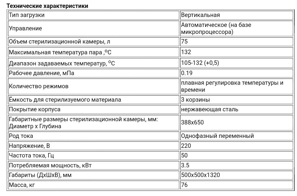 Автоклав Стерилизатор паровой DGM-80