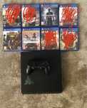 PS4 500Gb+Dualshock4 + 3 games+Dualshock4 Finger Grips