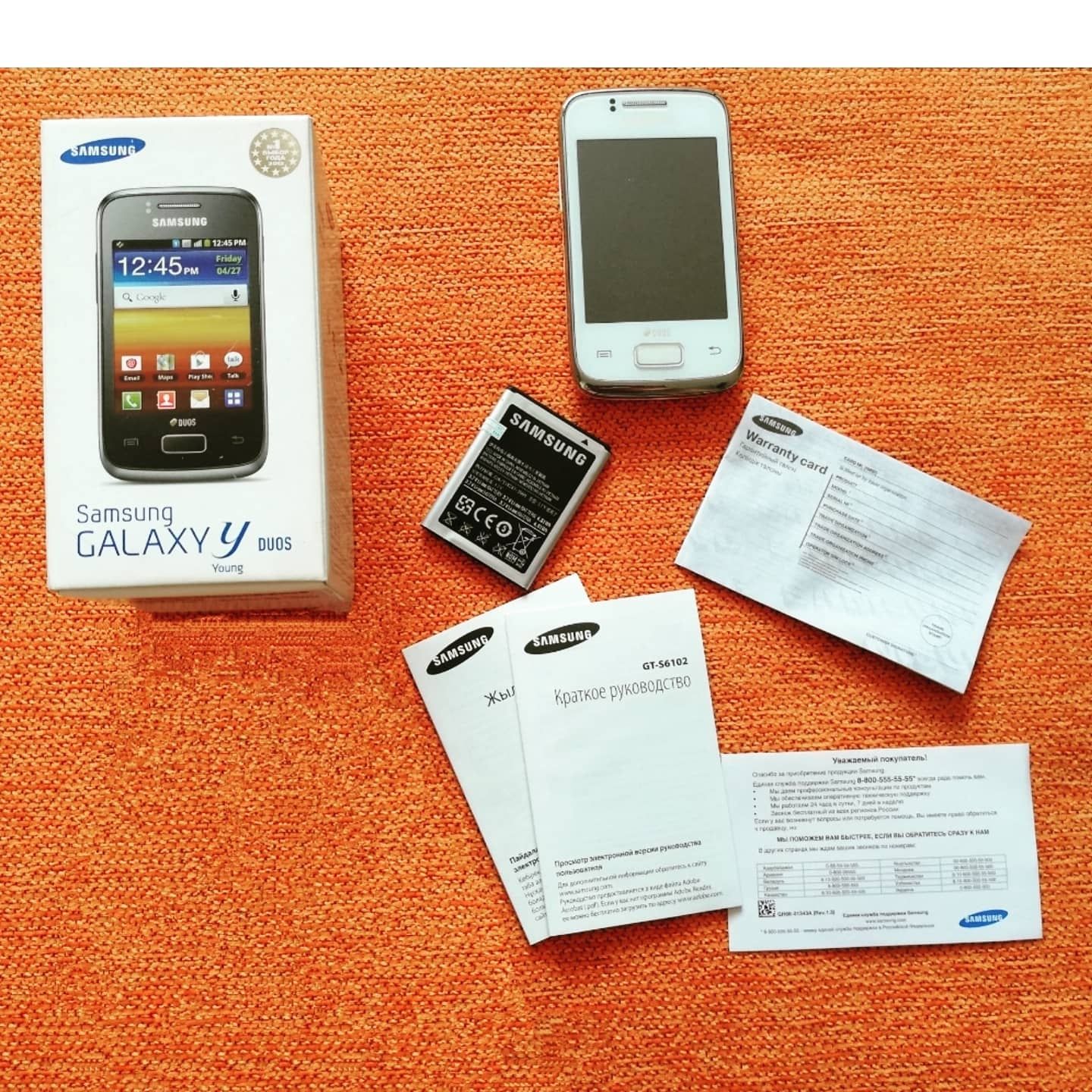 Продам Samsung Galaxy Y Duos S6102