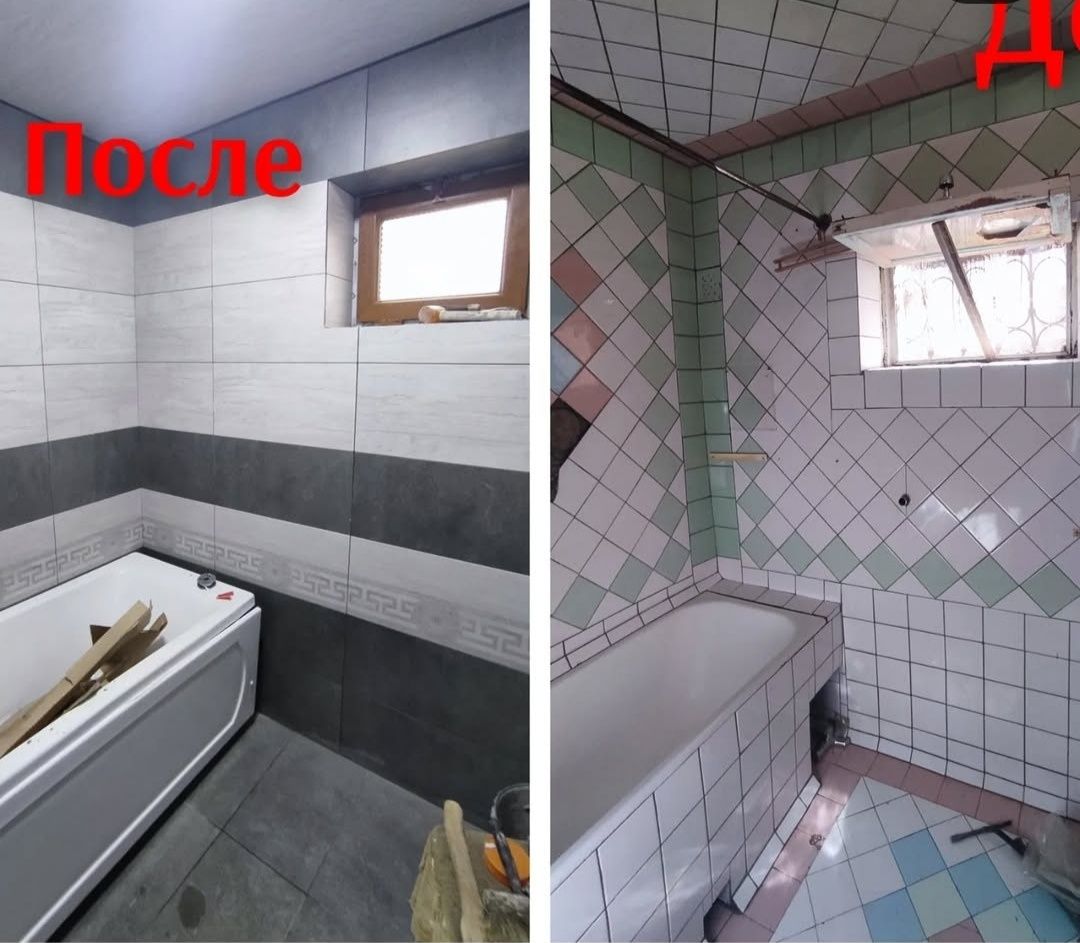Укладка плитки, плиточник со стажем,. Ванная под ключ