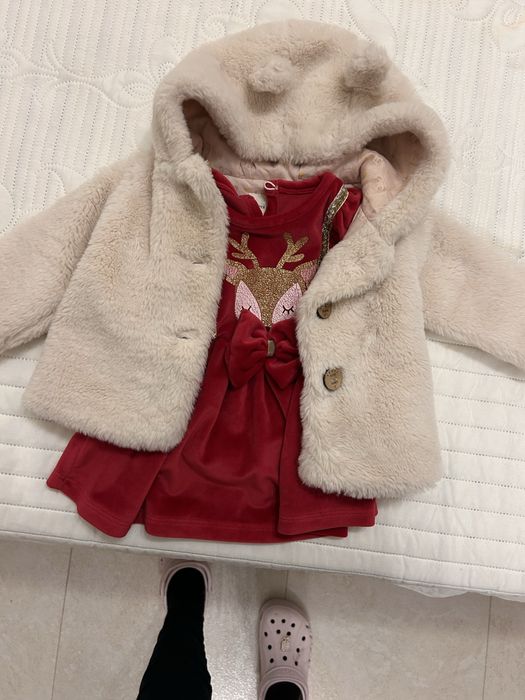 Blanita Sfera 6-12 luni +Cadou rochita Craciun 9-12 luni