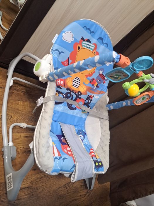 Шезлонг за бебе - люлеещ и с вибрация