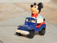 Macheta jucarie veche rara Mickey Mouse jeep Disney Series Lesney 1979