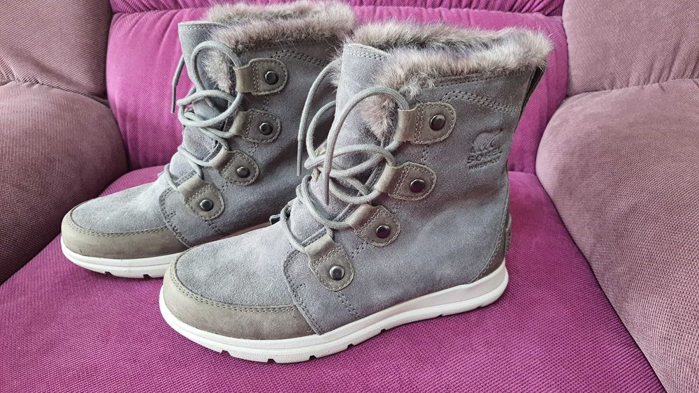Ghete iarna piele de la SOREL Joan Boot Waterproof marimea 37-37,5
