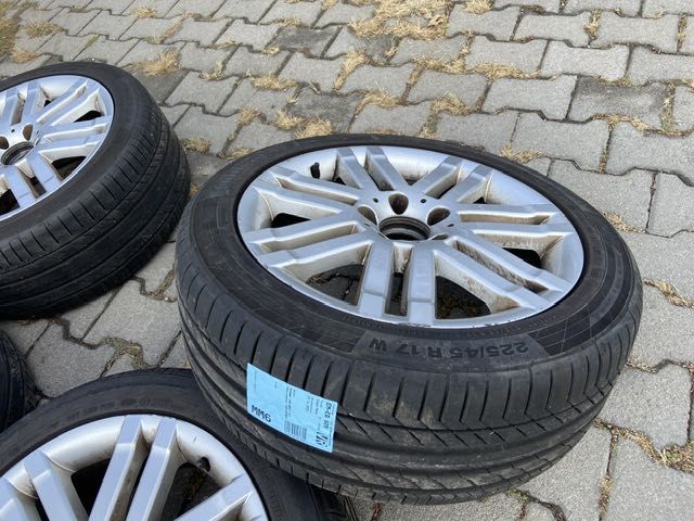 17 цола джанти Мерцедес W204,Ц с гуми Continental 225/45/17 dot2020