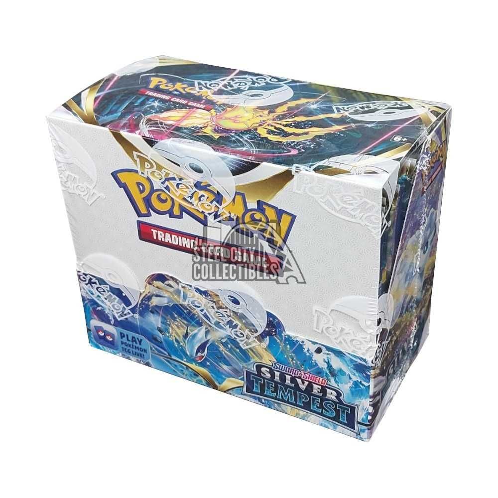 Pokemon booster box / packs SILVER TEMPEST -cutie cartonase-36 pachete