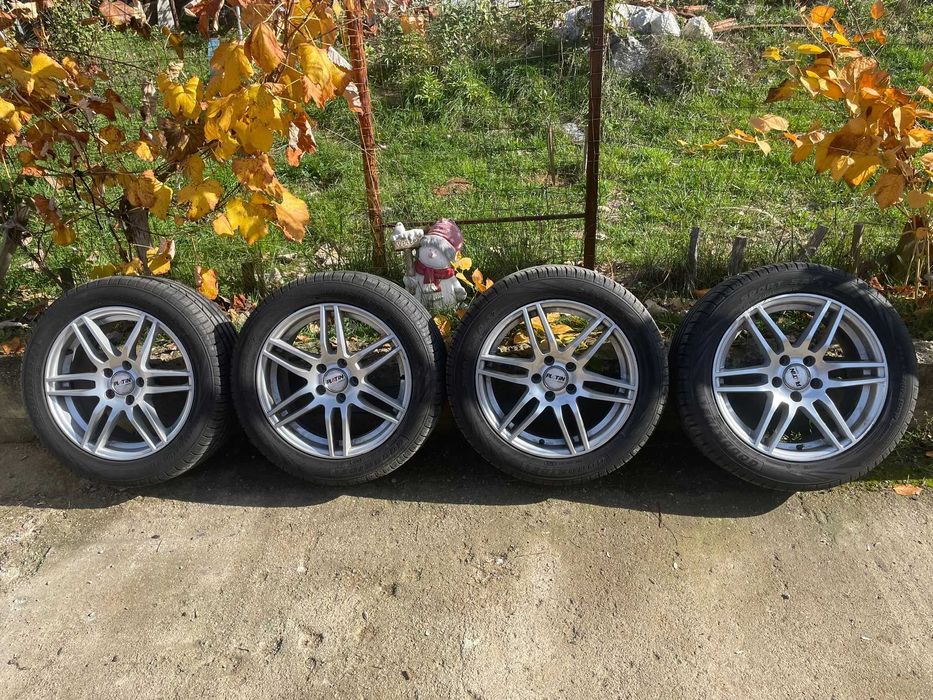 Jante PLATIN 5X112 cauciucuri 255/45/R17 M+S noi dot 2025