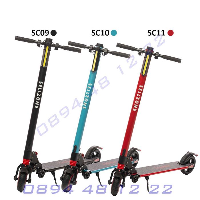 Цветен малък детски електрически скутер тротинетка LED дисплей bluetoo