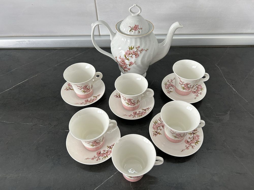 Serviciu cafea/ ceai din ceramică