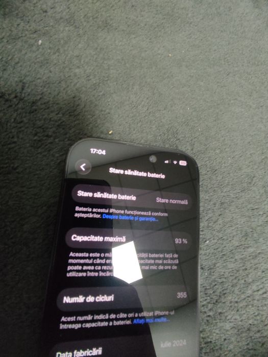 Iphon16 pro 128gb posibil schimb