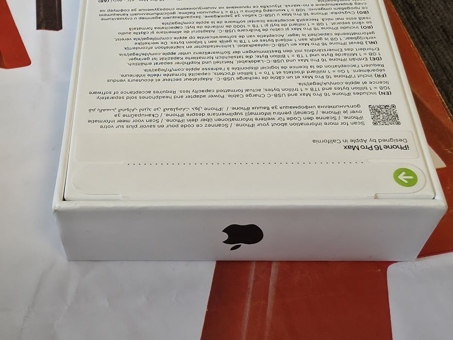***ЗАПЕЧАТАН 512GB iPhone 16 Pro Max 5G A1 Гаранция 2027г. Black Черен