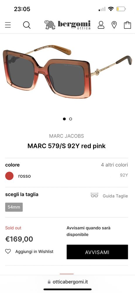 Ochelari de soare Marc Jacobs