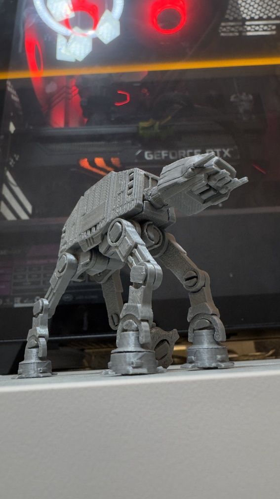 Star wars AT-AT , Шагаход, KIT CARD versiyasi