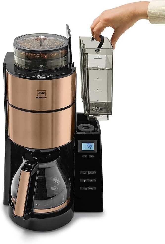 Шварц кафемашина с мелачка Melitta AromaFresh Copper (1021-04) Филтър