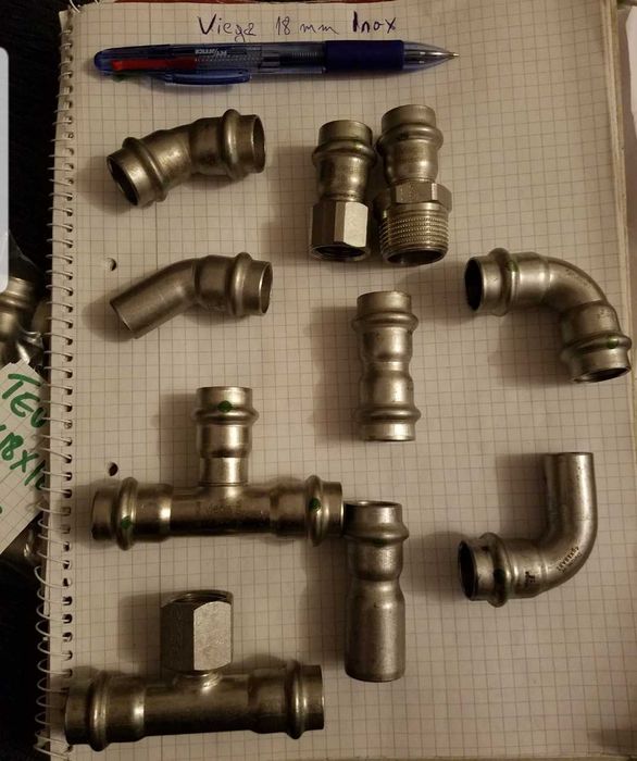 FItinguri Rems  inox viega si Geberit