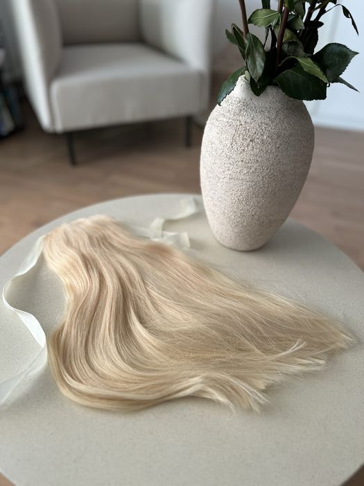 Coada din par natural - blond