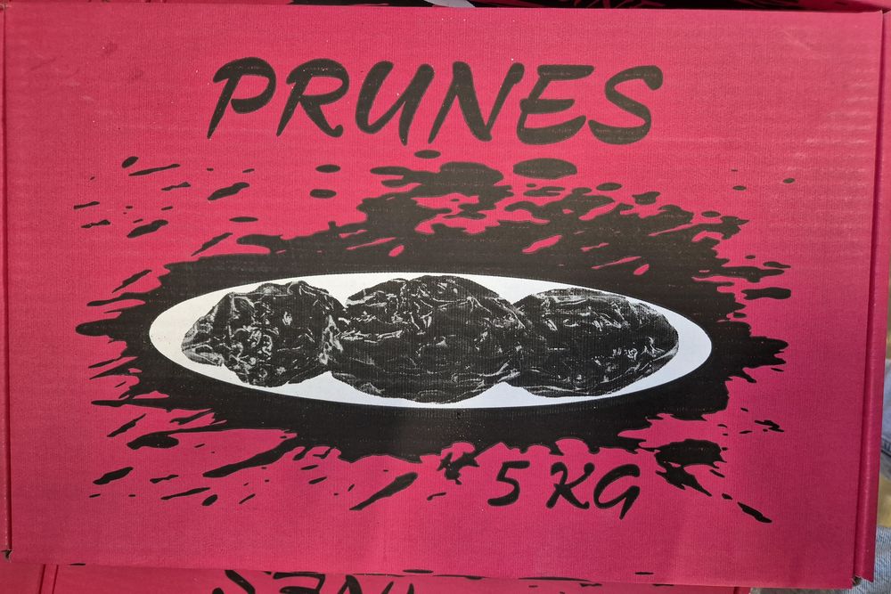 Prune uscate fara samburi la 5kg