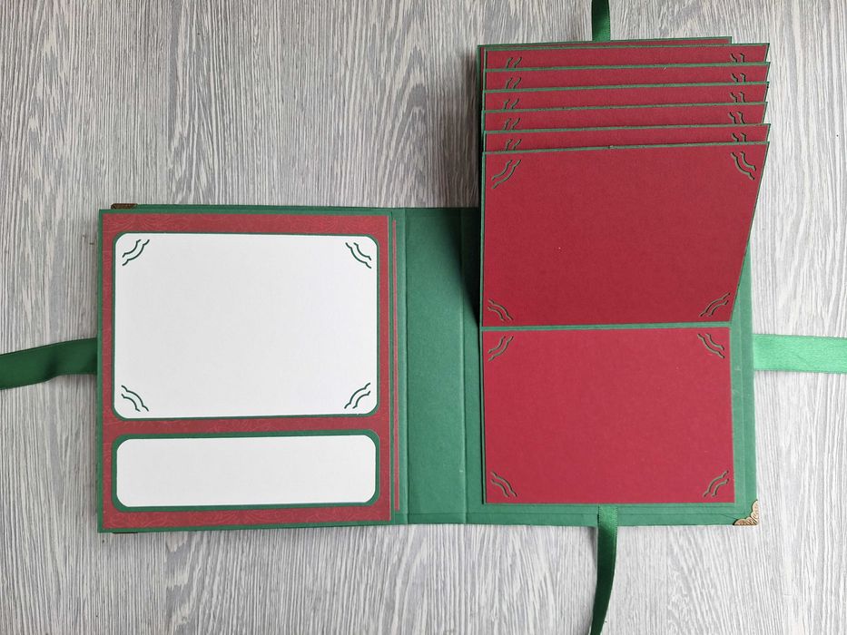 Скрапбук албум с коледни елементи, ръчна изработка /53.26