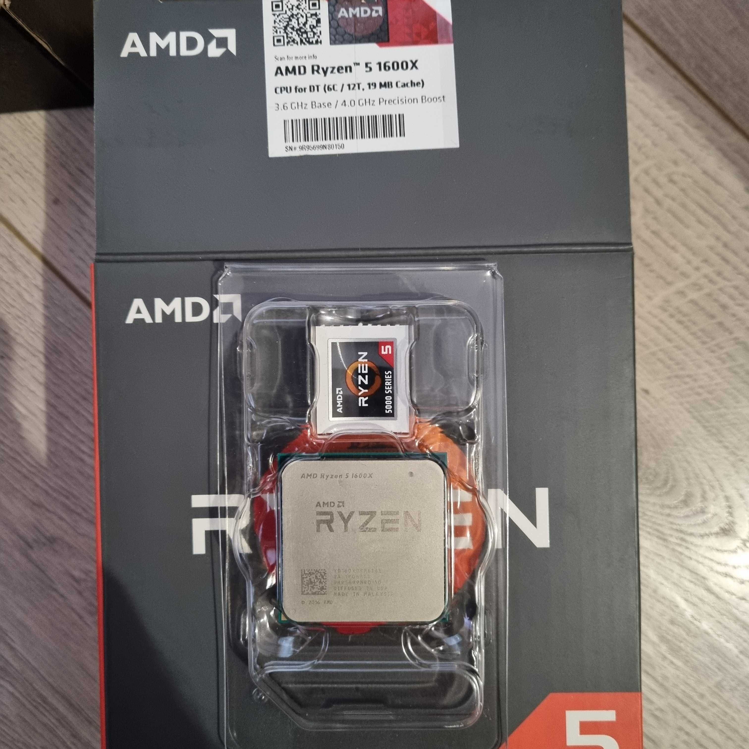 Procesor Ryzen 5 1600X +Cooler AMD
