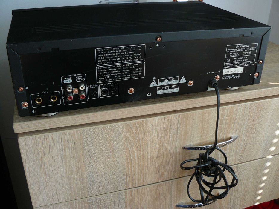 Casetofon Pioneer CT-447(akai,sony,technics)