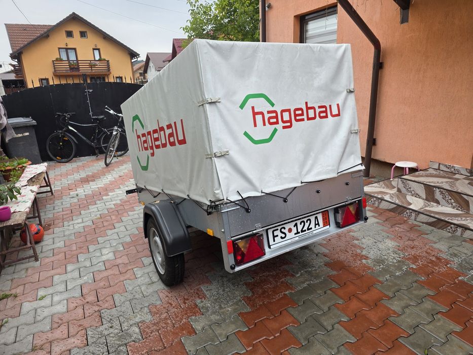 Vând remorca cu prelata