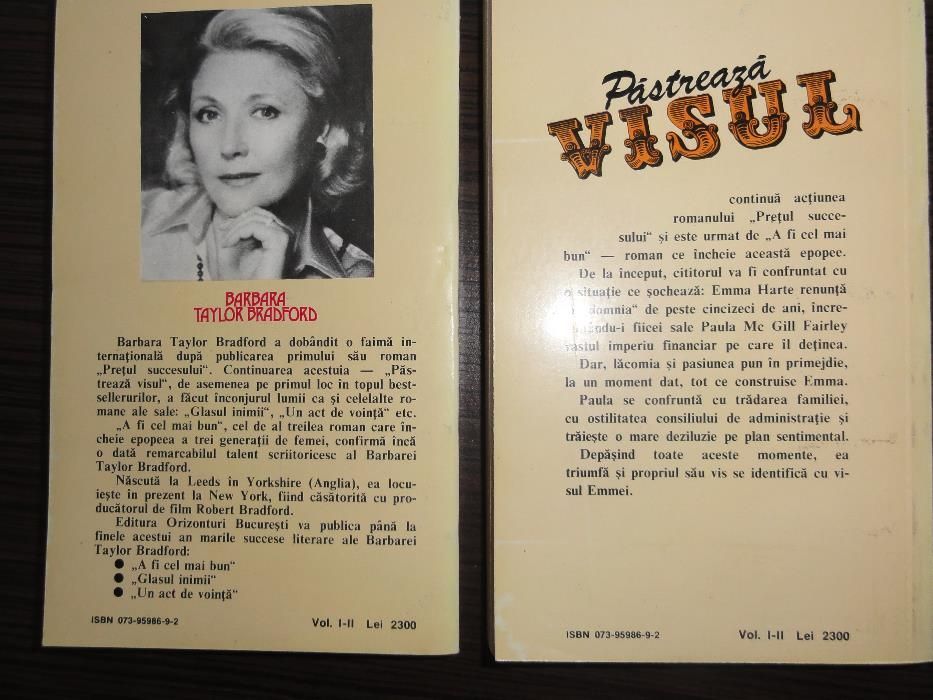 Barbara Taylor Bradford - Păstrează visul