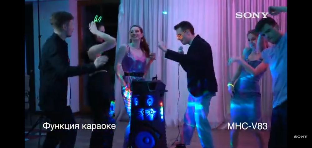 Аренда на мелкие праздничные торжества аудиосистема Sony