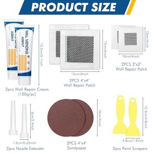 Нова Ремонтна паста за стени – поправя пукнатини, драскотини и дупки