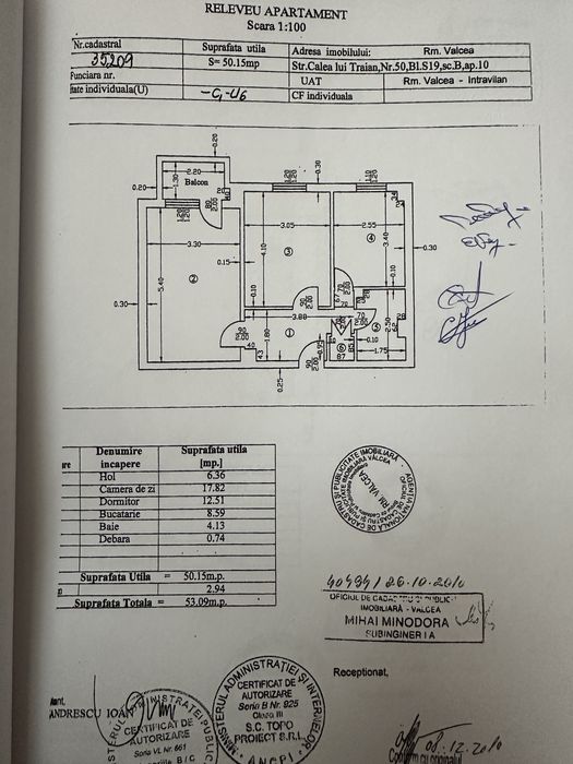 Apartament de vanzare 2 camere Lenin Sud