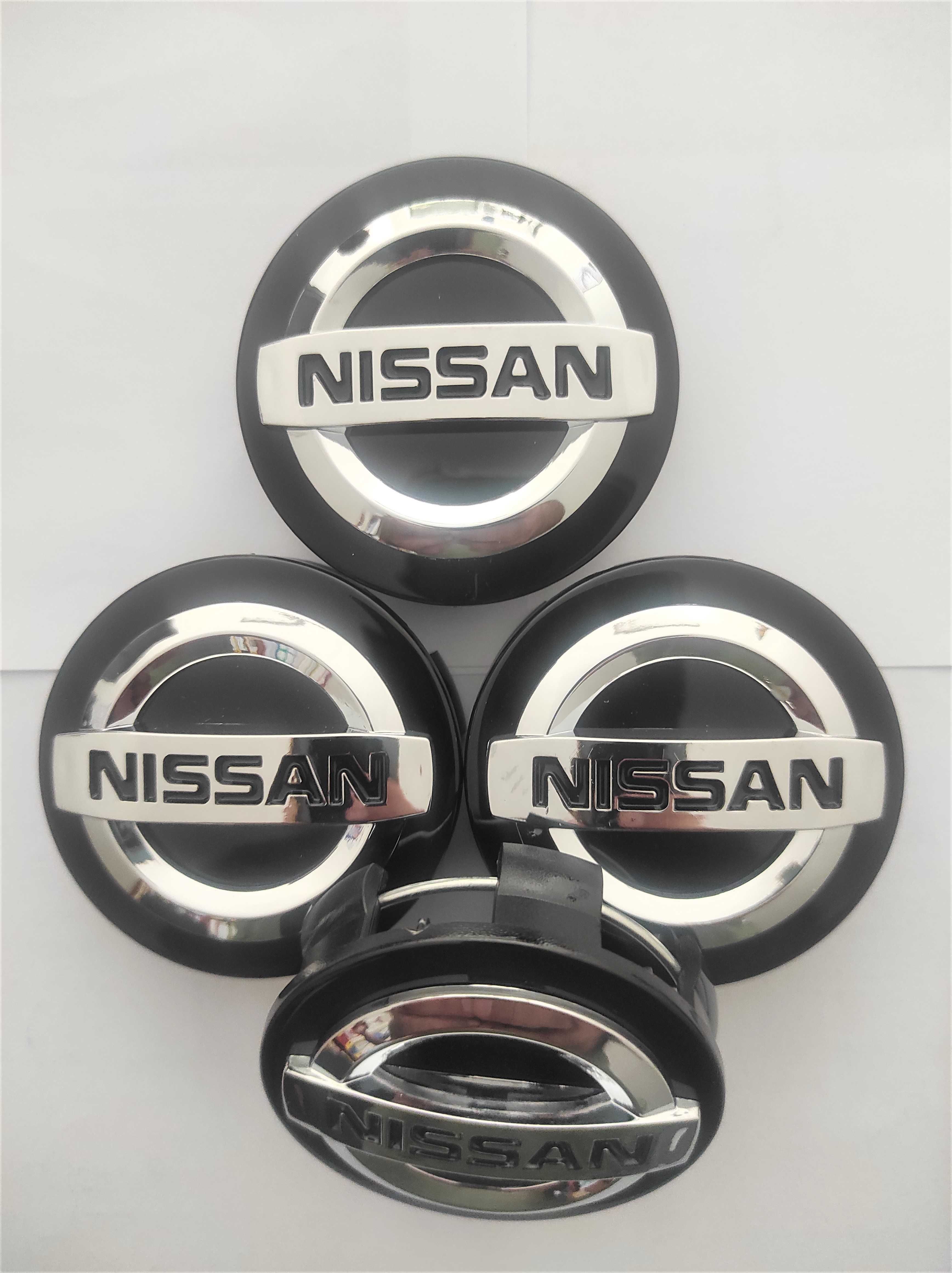 Капачки за Джанти за НИСАН/NISSAN-54 мм. и 60 мм. Сребро/черно.НОВИ!