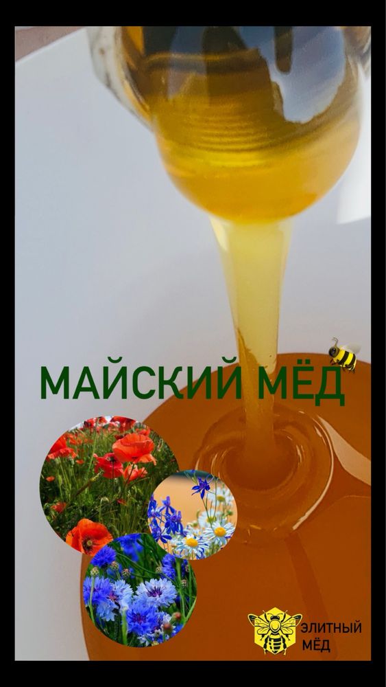 Мёд натуральный  оптом